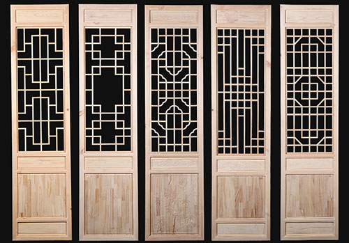 九龙坡新中式镂空实木花格门窗种类大全定做