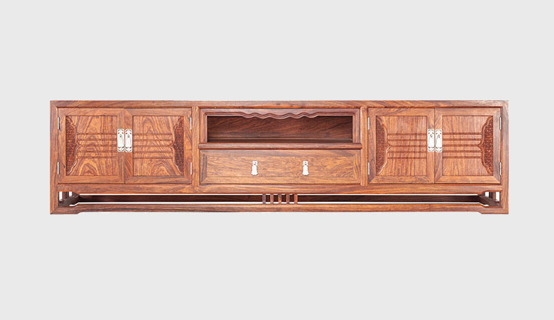 九龙坡刺猬紫檀电视柜低柜现代中式全实木电视柜客厅高低柜