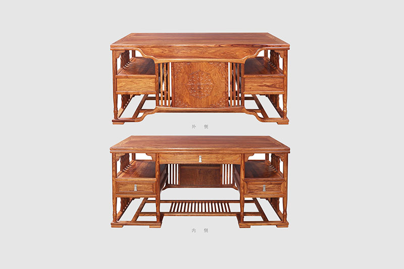九龙坡中式家居装饰书房桌椅组合家具效果图