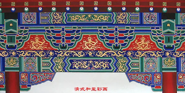 九龙坡中国建筑彩画装饰图案